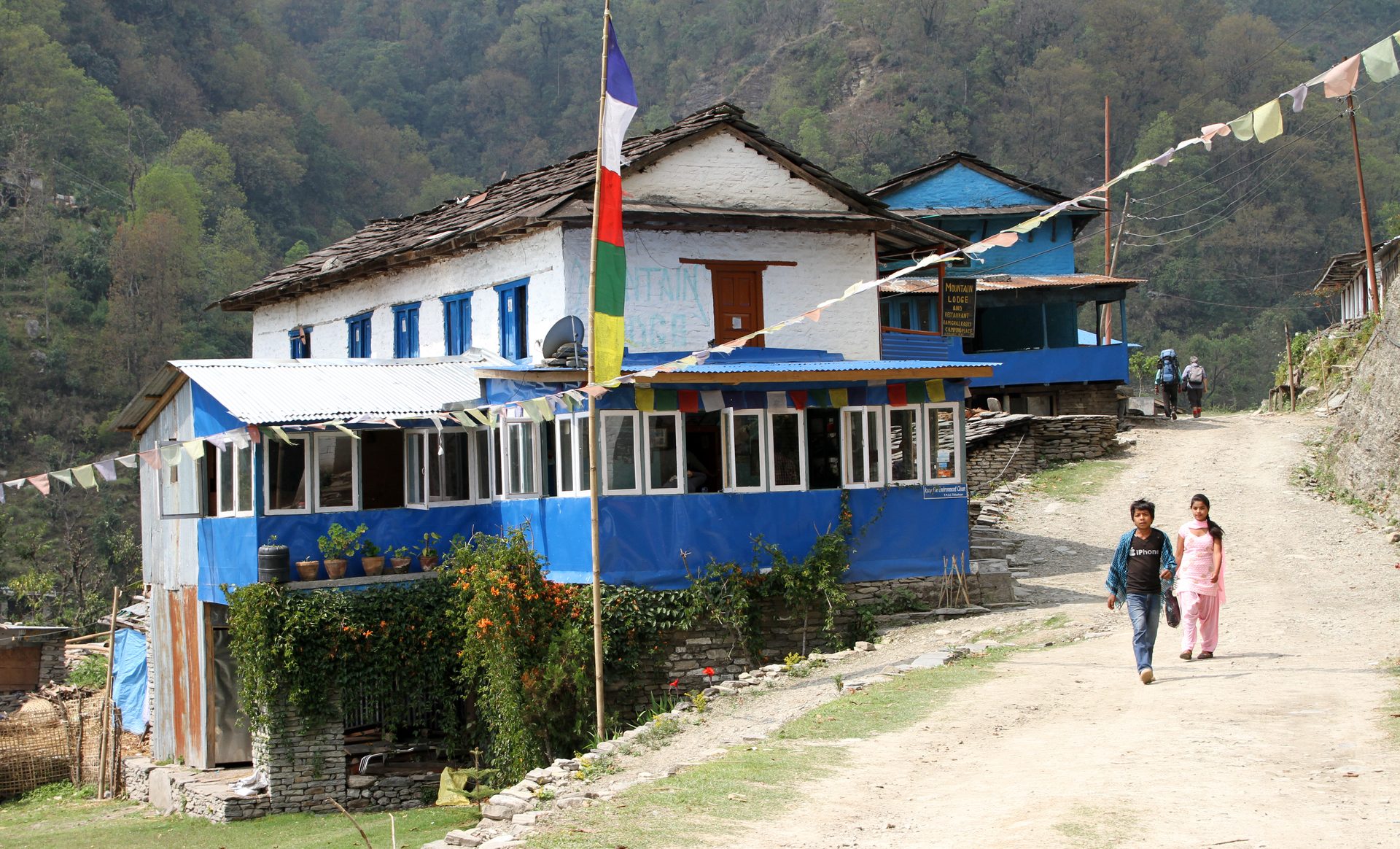 A trailside teahouse — the rhythm of a Nepal trek. — Airports of Nepal: A Trekker's Guide to Domestic Flights in 2026